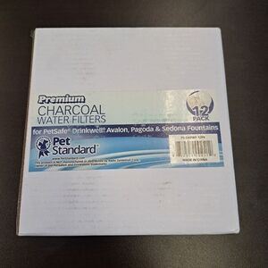 Pet Standard Premium Charcoal Water Filters for PetSafe Fountains 12pk new